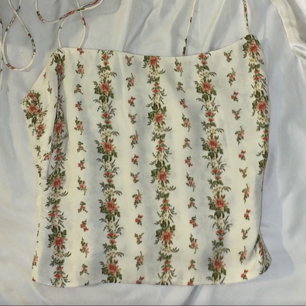 reformation floral top